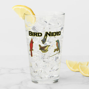 Bird Nerd Roligt Beer Glass Glaskopp