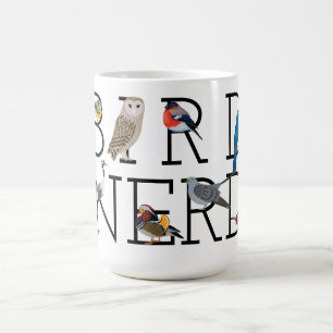 Bird Nerd-sortiment fem Kaffemugg