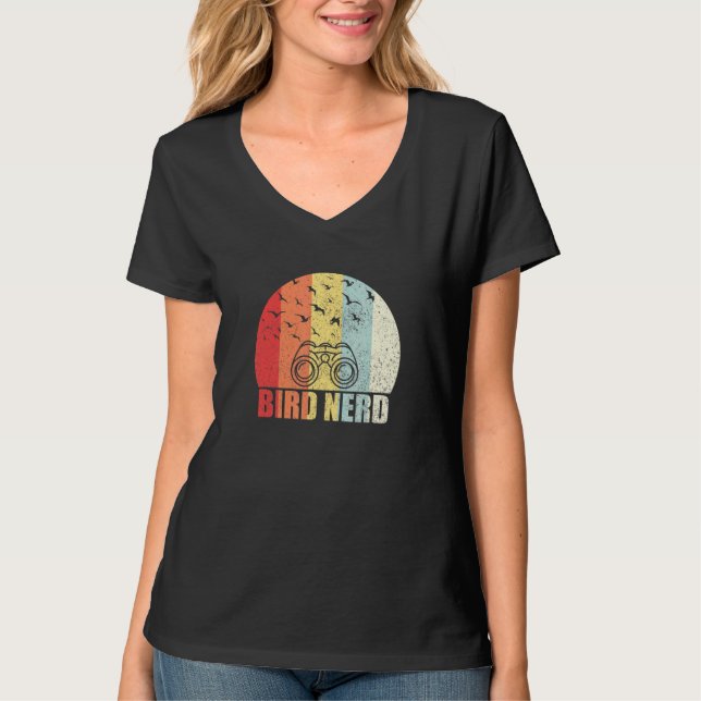 Bird Nerd T Shirt (Framsida)