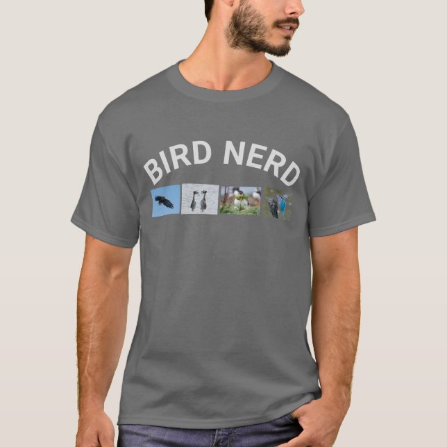 Bird Nerd T-Shirt (Framsida)