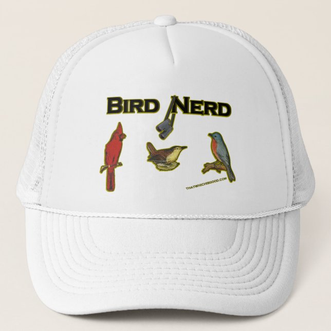Bird Nerd Truckerkeps (Framsida)