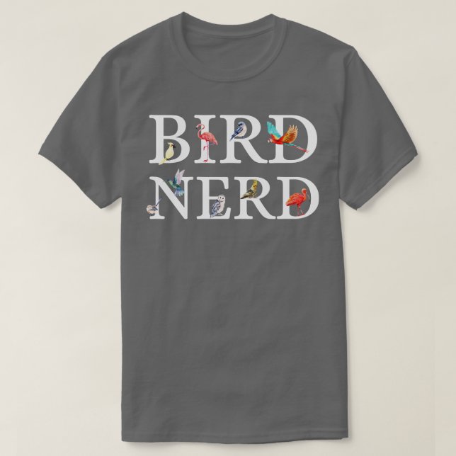 Bird Nerd TShirt 2 T Shirt (Design framsida)