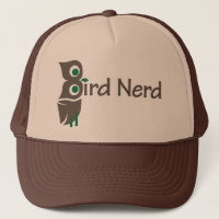 Bird Nerd Uggla Brown och Grönt