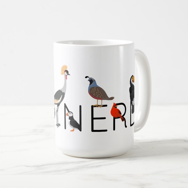 Bird Nerd X Coffee Mugg (Framsida höger)