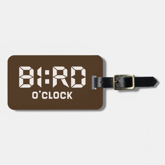 BIRD O'Clock Bagagebricka (Horisontell Framsida)