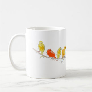 bird of hope_canary kaffemugg