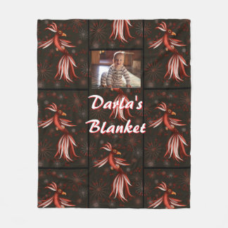 Bird of Paradise Fleecefilt