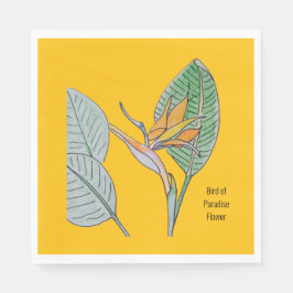 Bird of Paradise Flower Pappersservett