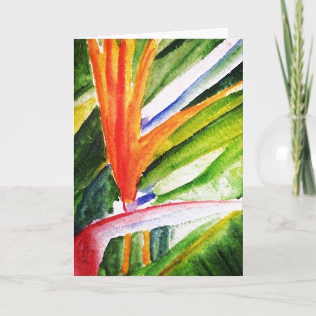 Bird of Paradise Kort (Framsida)