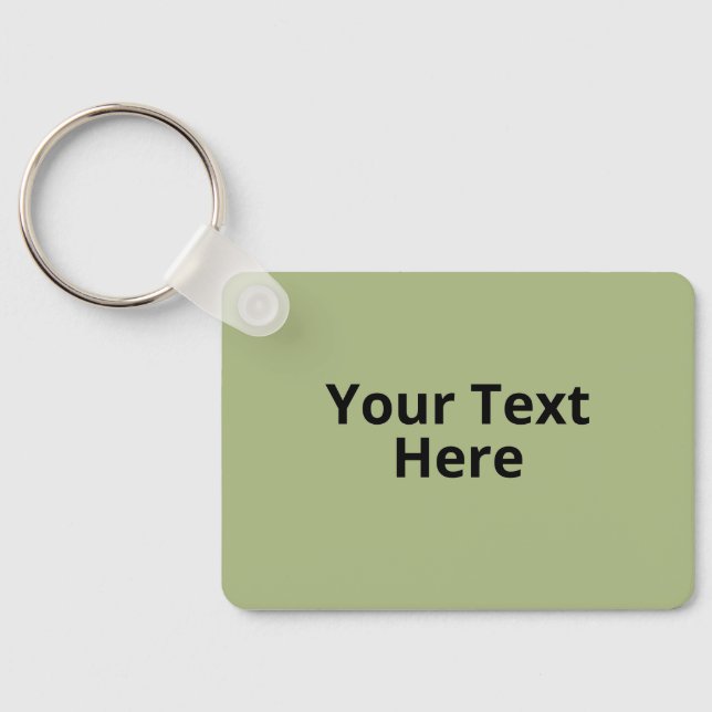 Bird on Twig (Bushtit) Nyckelring (Baksida)