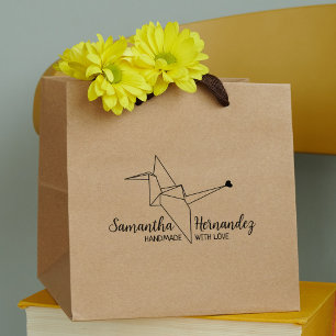 Bird Origami-Anpassningsbar som hanteras med Kärle Stämpel