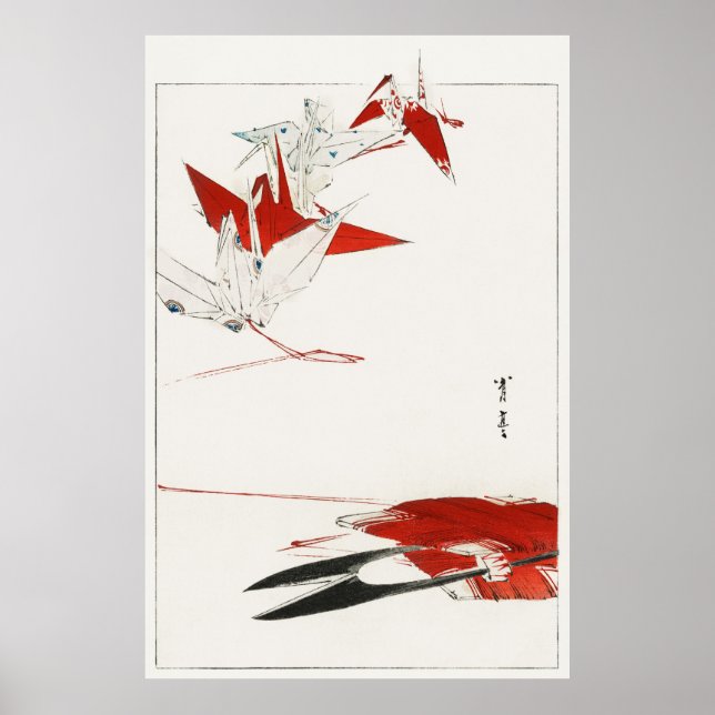 Bird Origami Poster (Framsidan)