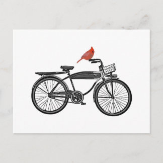 Bird på Bike Vykort