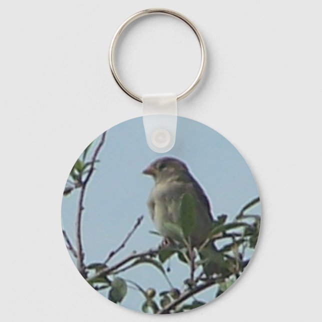 Bird på Gren Nyckelring (Framsida)