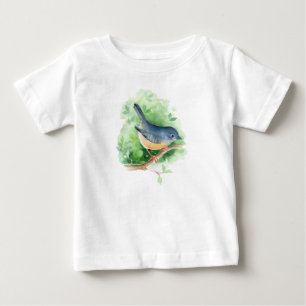 Bird på gren t shirt