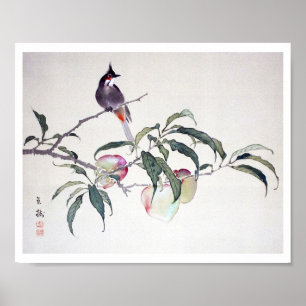 Bird på Peach Träd, Imao Keinen Poster