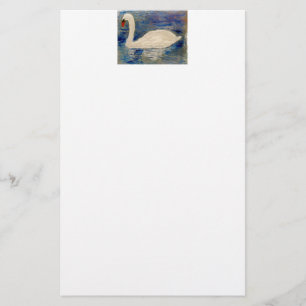 Bird Painting Svan Brevpapper