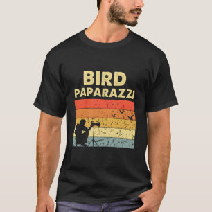 Bird Paparazzi Birding Photographer Fågelskådning T Shirt