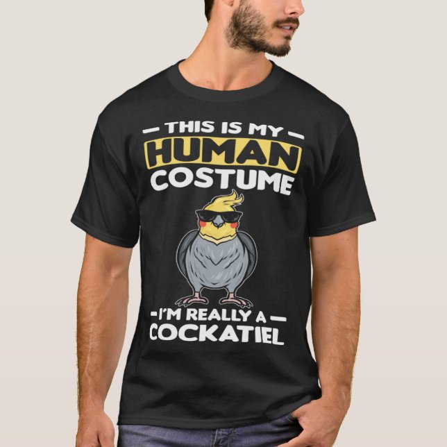 Bird Parrot Cockatiel  2 T Shirt (Framsida)