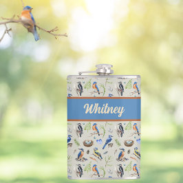 Bird Pattern Kingfisher, Blue Jay, Woodpecker Name Fickplunta