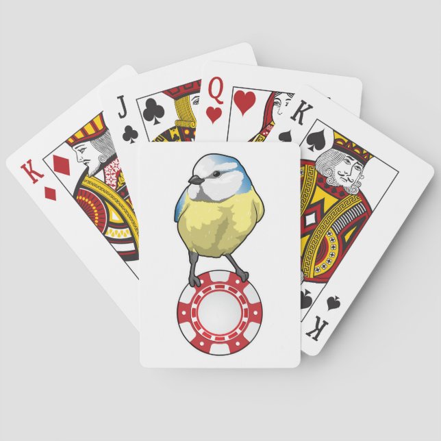 Bird Poker Poker chip Casinokort (Baksidan)