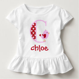 Bird Ruffle Shirt - första gången C Tee