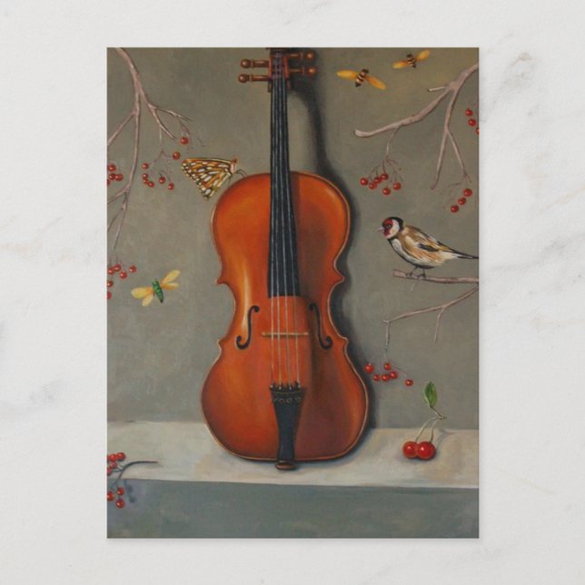 Bird Sång Vykort (Framsida)