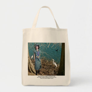 Bird Scene Tote Tygkasse