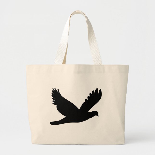 Bird Silhouette Jumbo Tygkasse (Framsidan)