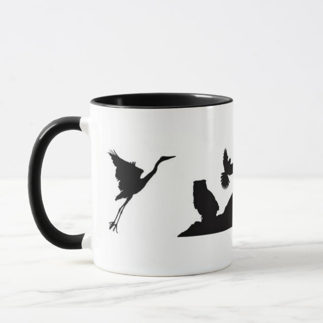 Bird Silhouette Mugg (Vänster)