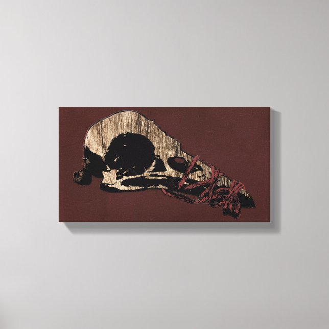 Bird Skull Canvastryck (Framsida)