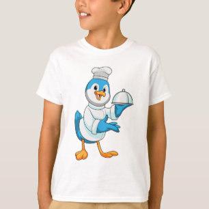Bird som Cook med Platter T Shirt