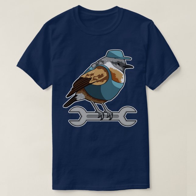 Bird som föredragande av Wrench T Shirt (Design framsida)