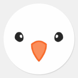 Bird Sticker Runt Klistermärke