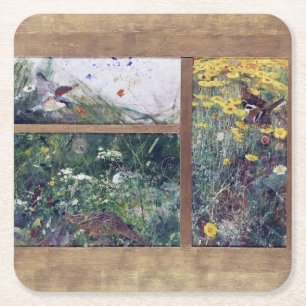 Bird Studies, Bruno Liljefors Underlägg Papper Kvadrat