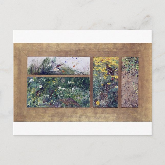 Bird Studies, Bruno Liljefors Vykort (Framsida)