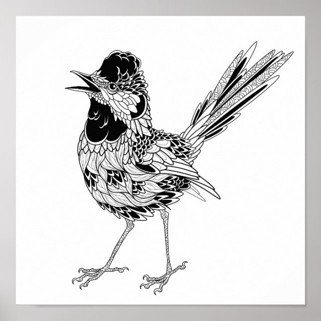 Bird Tattoo 2 Poster (Framsidan)