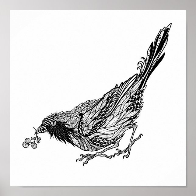 Bird Tattoo 2 Poster (Framsidan)