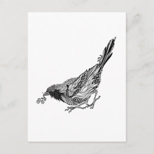 Bird Tattoo Vykort