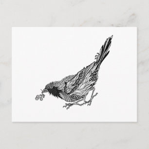 Bird Tattoo Vykort
