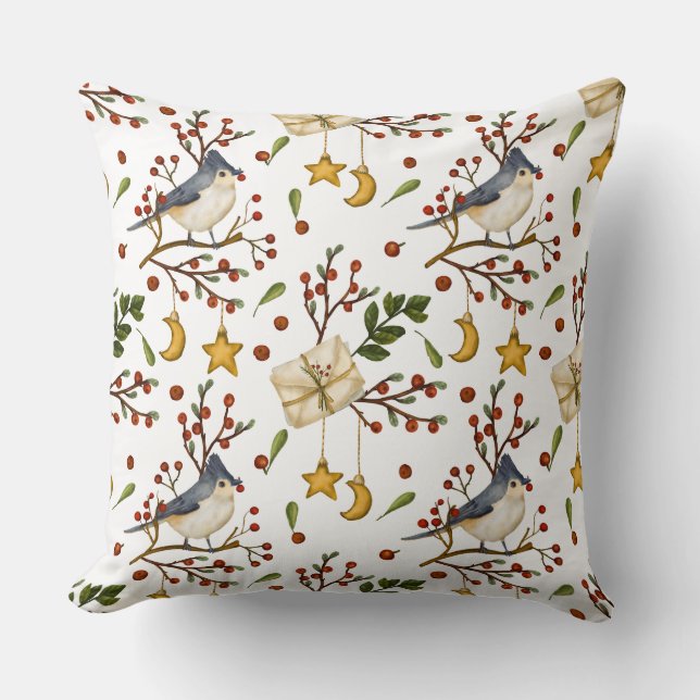 Bird Thned Anpassningsbar Photo Pillow Kudde (Framsida)