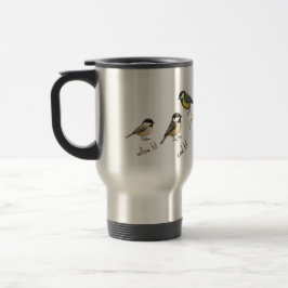 Bird Travel Mug – Garden Birds Watercolour Resemugg