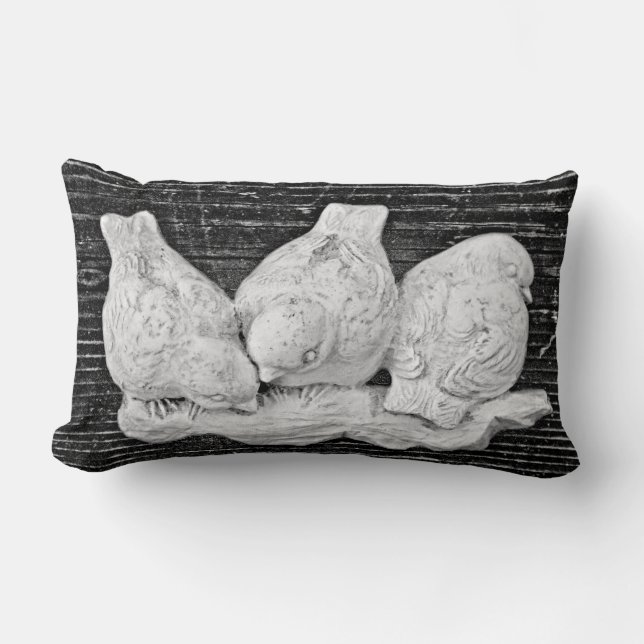 Bird Trio Lumbarkudde (Framsida)
