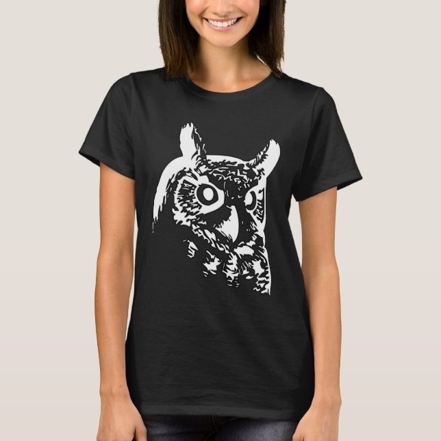 Bird, uggla t shirt (Framsida)
