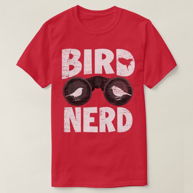 Bird Watcher Bird Älskare T Shirt (Design framsida)