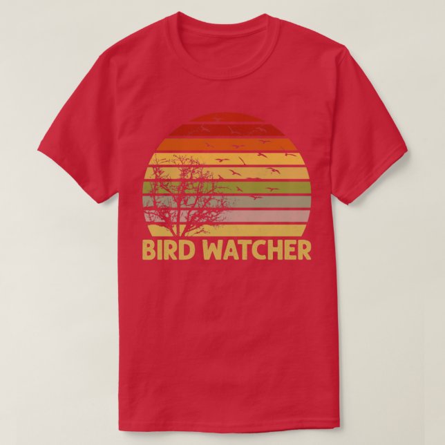Bird Watcher Birding Fågelskådning Bird Whisperer T Shirt (Design framsida)