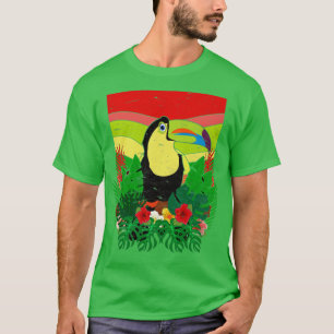 Bird Watcher Exotic Flowers Fågelskådning Älskare T Shirt