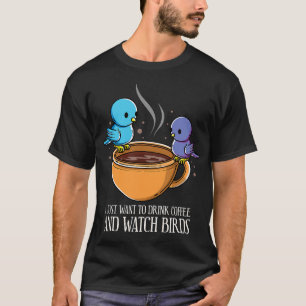 Bird Watcher Ornitholog Birding Fågelskådning T Shirt