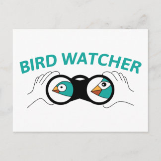 Bird Watcher Vykort