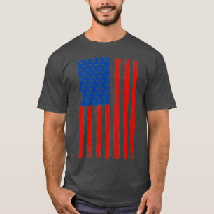 Bird Watching American Flagga Birds Birder T Shirt